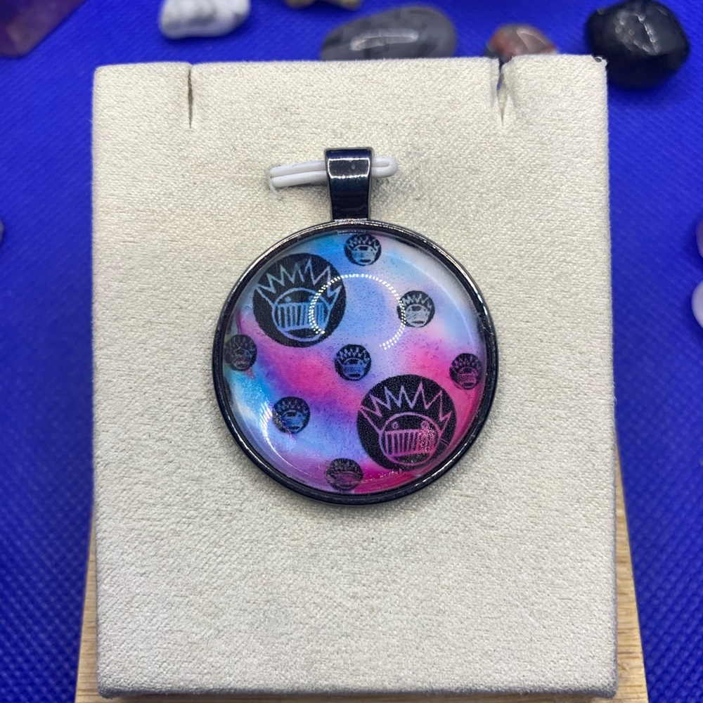 WEEN Boognish Tie-Dye Pendant Necklace! With Chain & FREE WEEN GIFT!